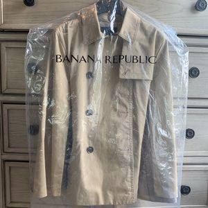 NWT Banana Republic Trench Cape Khaki Small